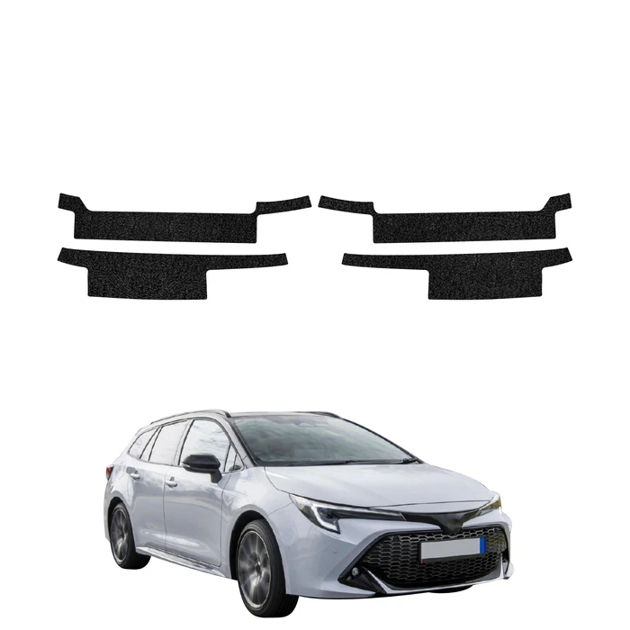 GrizzGlass HeavyDuty Black Door Sill Protective Film Toyota Corolla Kombi (2019-2022) [4in1]