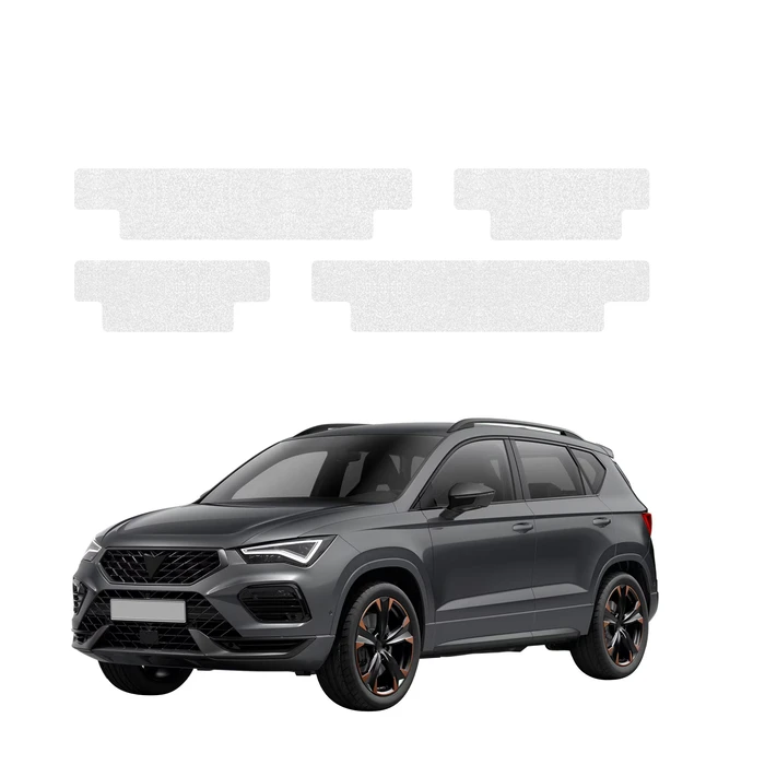 GrizzGlass HeavyDuty Clear Door Sill Protective Film Cupra Ateca (2020-2026) [4in1]