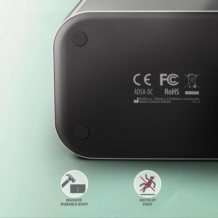 Docking Station Axagon Adsa-Dc Sata 2.5/3.5 2x Hdd/Ssd