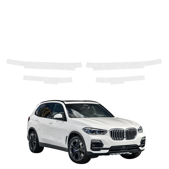 GrizzGlass HeavyDuty Clear Door Sill Protective Film BMW X5 (2018-2023) [4in1]