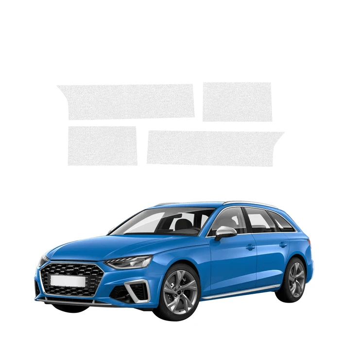 GrizzGlass HeavyDuty Clear Door Sill Protective Film Audi A4 Avant (2019-2024) [4in1]