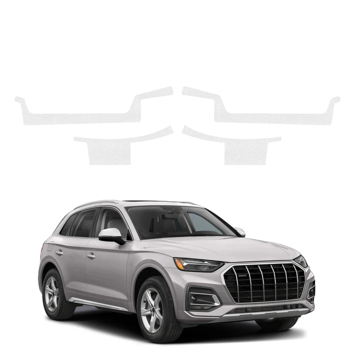 GrizzGlass HeavyDuty Clear Door Sill Protective Film Audi Q5 (2020-2025) [4in1]