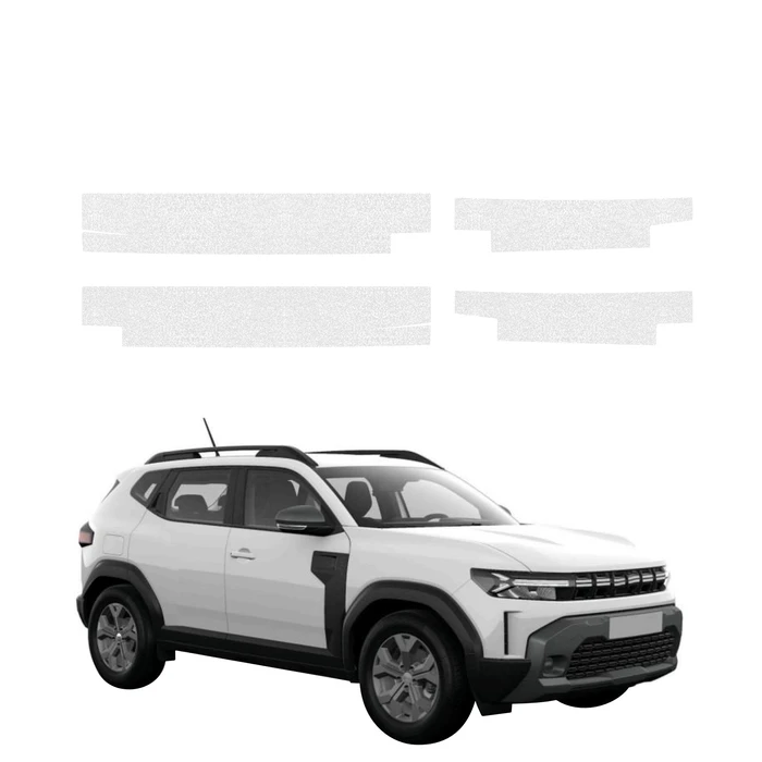 GrizzGlass HeavyDuty Clear Door Sill Protective Film Dacia Duster (2024-2026) [4in1]