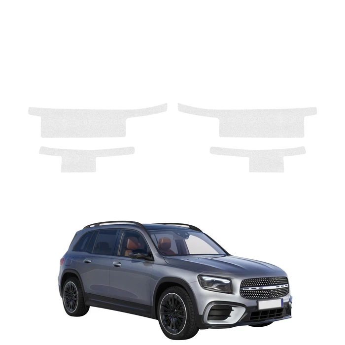 GrizzGlass HeavyDuty Clear Door Sill Protective Film Mercedes GLB 200 (2023-2026) [4in1]