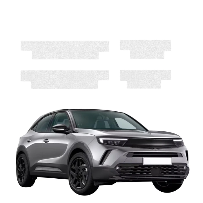 GrizzGlass HeavyDuty Clear Door Sill Protective Film Opel Mokka (2021-2026) [4in1]