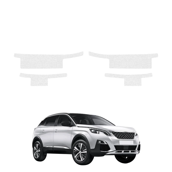 GrizzGlass HeavyDuty Clear Door Sill Protective Film Peugeot 3008 (2016-2024) [4in1]