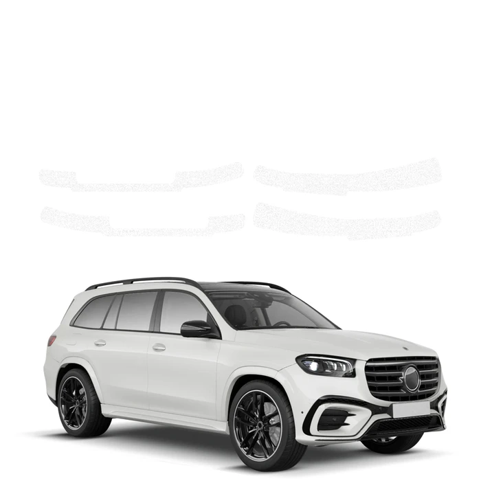 GrizzGlass HeavyDuty Clear Door Sill Protective Film Mercedes GLS 450d (2023-2026) [4in1]