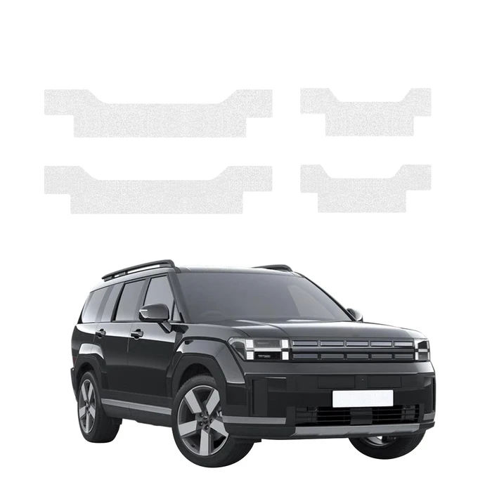 GrizzGlass HeavyDuty Clear Door Sill Protective Film Hyundai Santa Fe (2023-2026) [4in1]