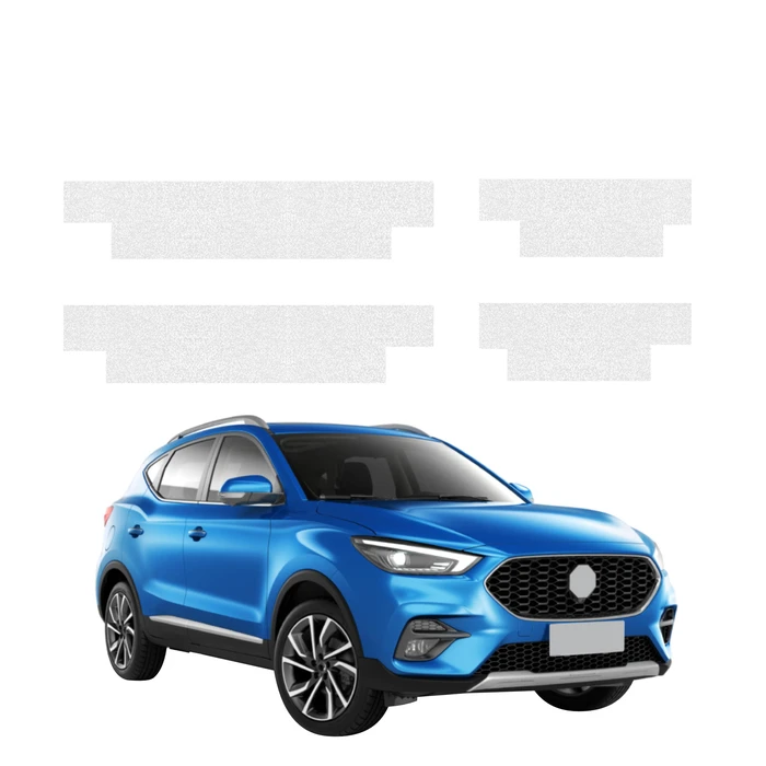 GrizzGlass HeavyDuty Clear Door Sill Protective Film MG ZS Classic (2019-2025) [4in1]