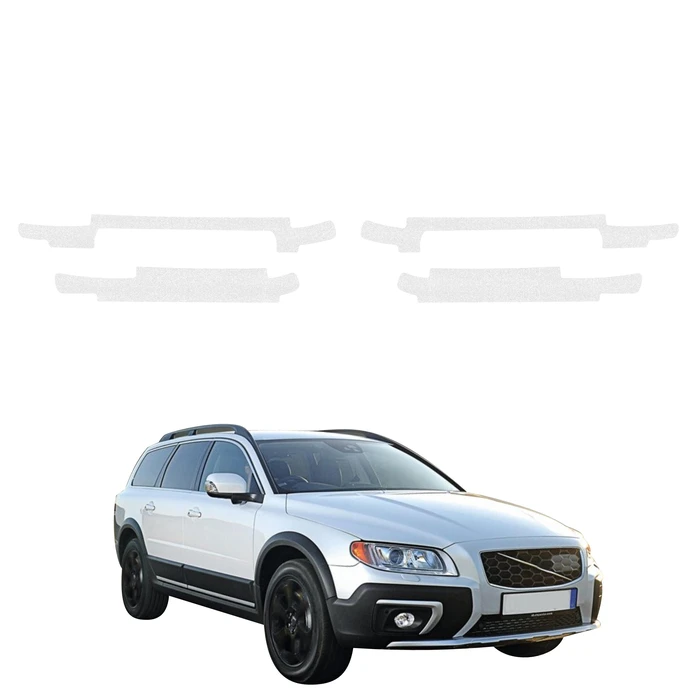GrizzGlass HeavyDuty Clear Door Sill Protective Film Volvo XC70 3 Kombi 5D (2013-2016) [4in1]