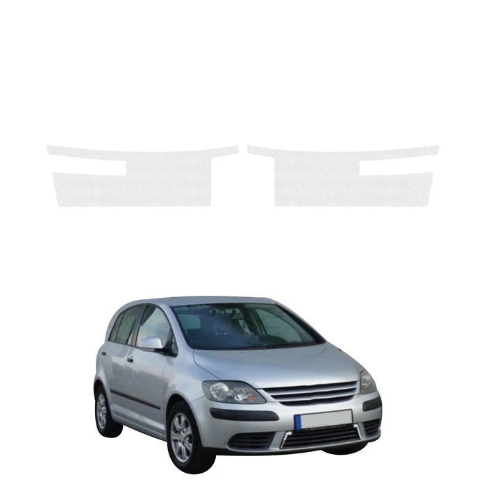 GrizzGlass HeavyDuty Clear Door Sill Protective Film Volkswagen Golf Plus Hatchback 5D (2004-2008) [2in1]