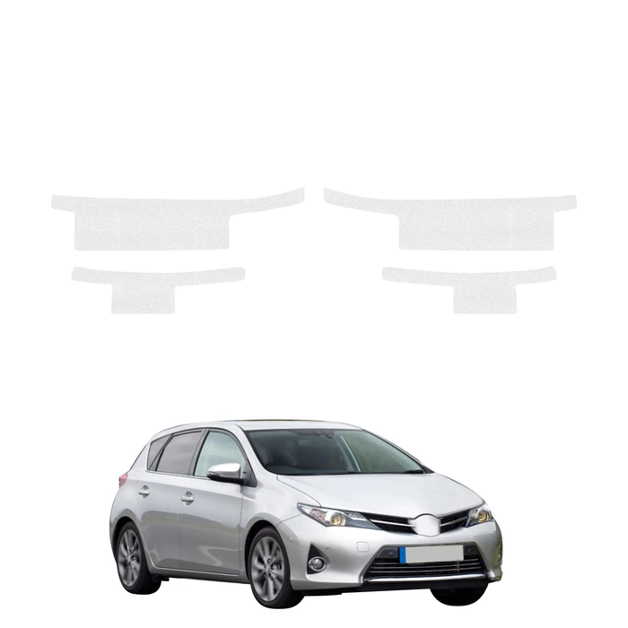 GrizzGlass HeavyDuty Clear Door Sill Protective Film Toyota Auris (2012-2015) [4in1]