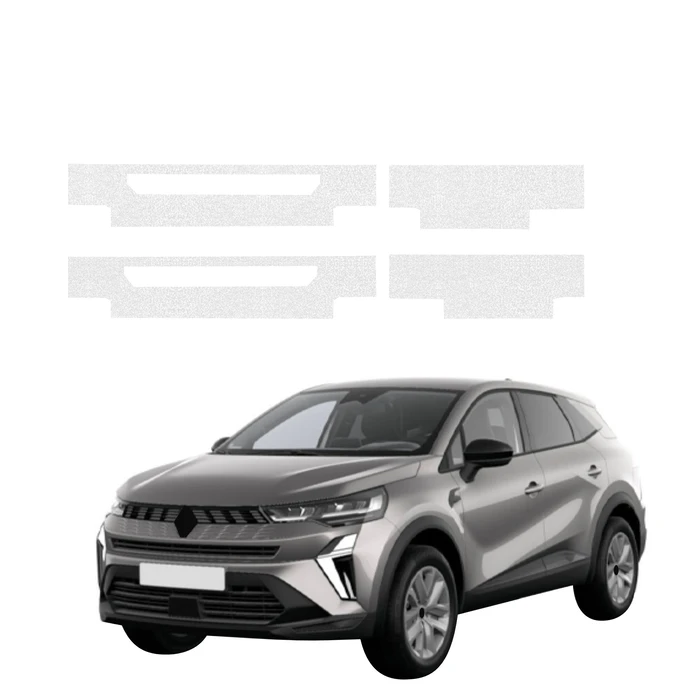 GrizzGlass HeavyDuty Clear Door Sill Protective Film Renault Symbioz (2024-2026) [4in1]