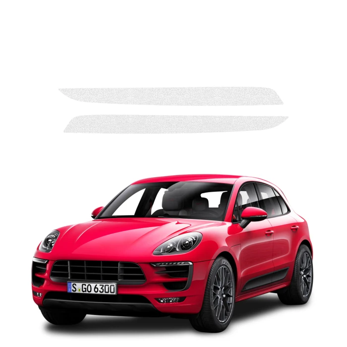 GrizzGlass HeavyDuty Clear Door Sill Protective Film Porsche Macan GTS (2021-2024) [2in1]