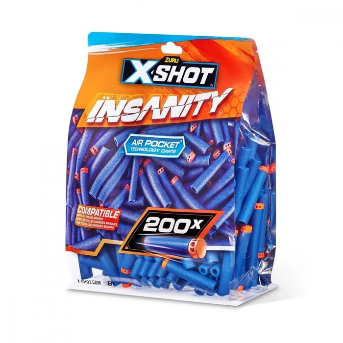 Βελάκια Zuru Darts Insanity 200 pcs Foilbag
