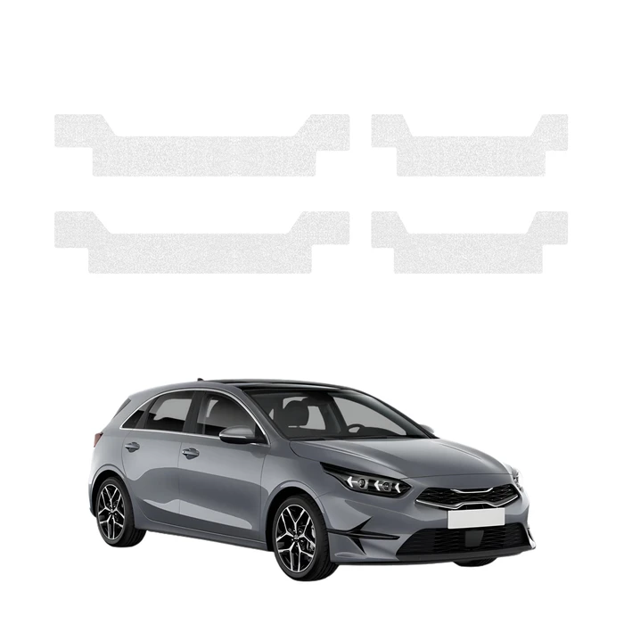 GrizzGlass HeavyDuty Clear Door Sill Protective Film Kia Ceed Hatchback (2021-2025) [4in1]