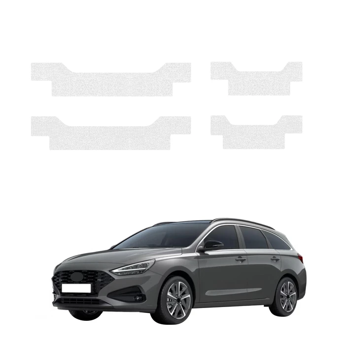 GrizzGlass HeavyDuty Clear Door Sill Protective Film Hyundai i30 Wagon (2020-2026) [4in1]