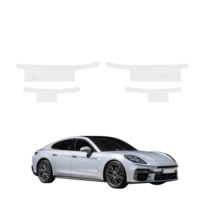 GrizzGlass HeavyDuty Clear Door Sill Protective Film Porsche Panamera 2 (2016-2024) [4in1]