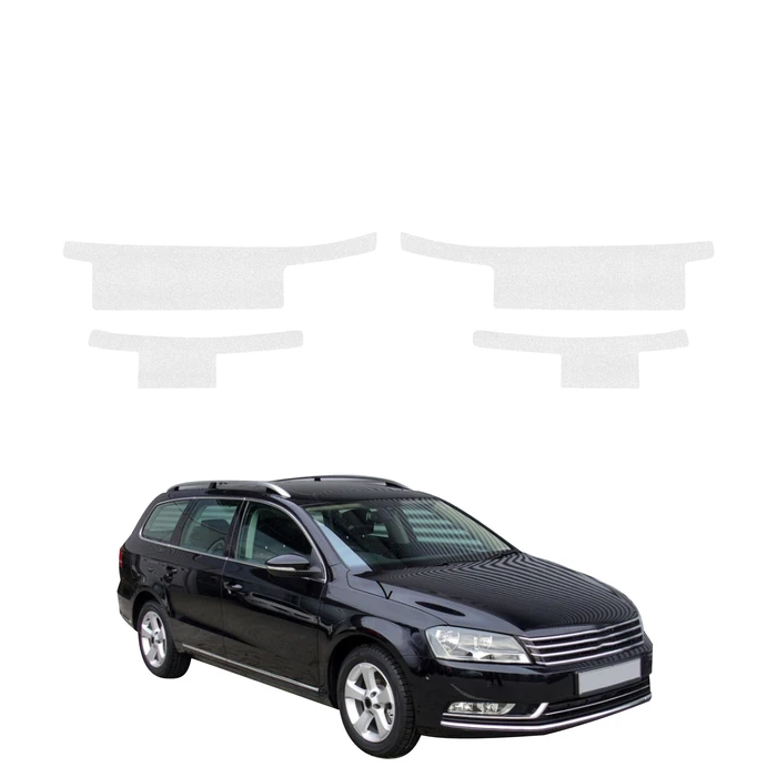 GrizzGlass HeavyDuty Clear Door Sill Protective Film Volkswagen Passat B7 Variant (2010-2014) [4in1]