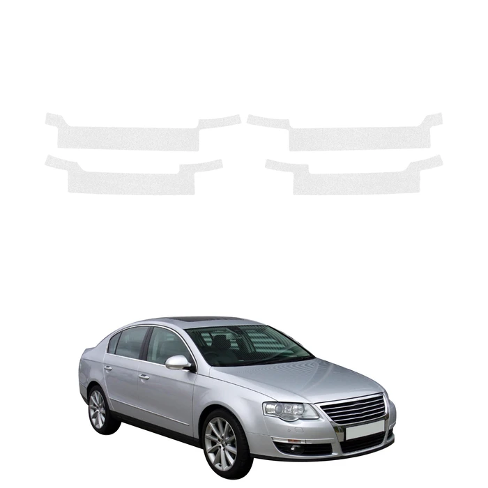 GrizzGlass HeavyDuty Clear Door Sill Protective Film Volkswagen Passat B6 Sedan (2005-2010) [4in1]