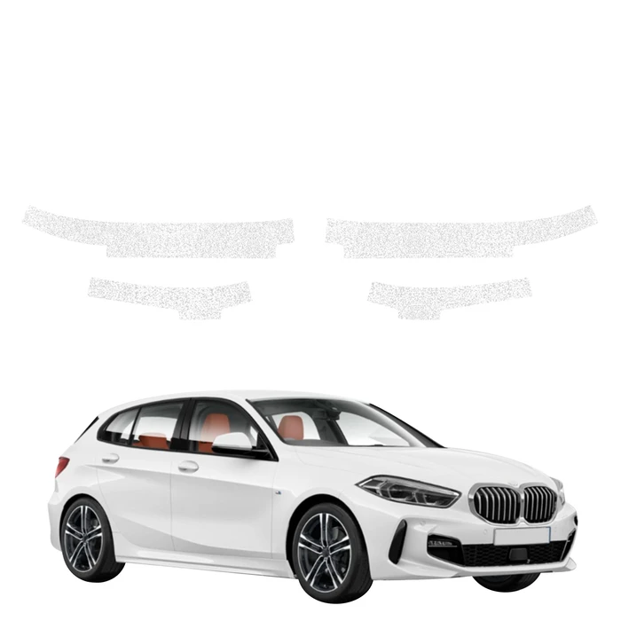 GrizzGlass HeavyDuty White Door Sill Protective Film BMW 1 118i (2020-2026) [4in1]