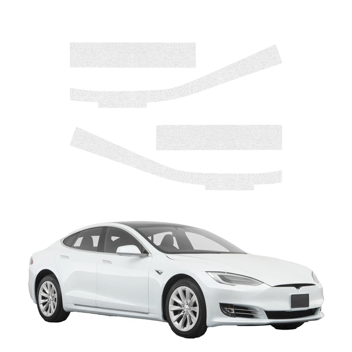 GrizzGlass HeavyDuty Clear Door Sill Protective Film Tesla Model S (2023-2026) [4in1]