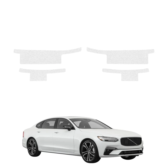 GrizzGlass HeavyDuty Clear Door Sill Protective Film Volvo S90 Sedan 5D (2016-2020) [4in1]