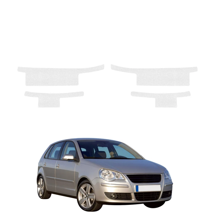 GrizzGlass HeavyDuty Clear Door Sill Protective Film Volkswagen Polo Hatchback 5D (2001-2009) [4in1]