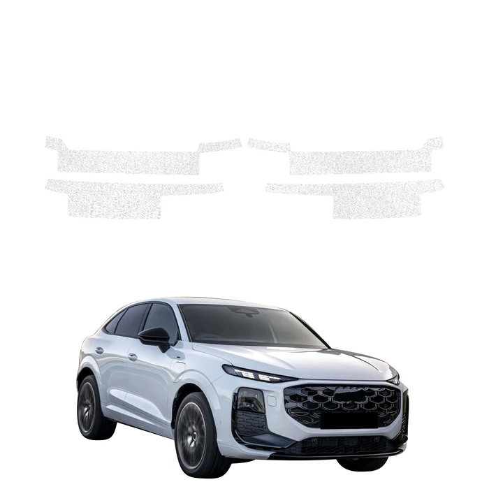 GrizzGlass HeavyDuty White Door Sill Protective Film Audi Q3 Sportback (2025-2026) [4in1]