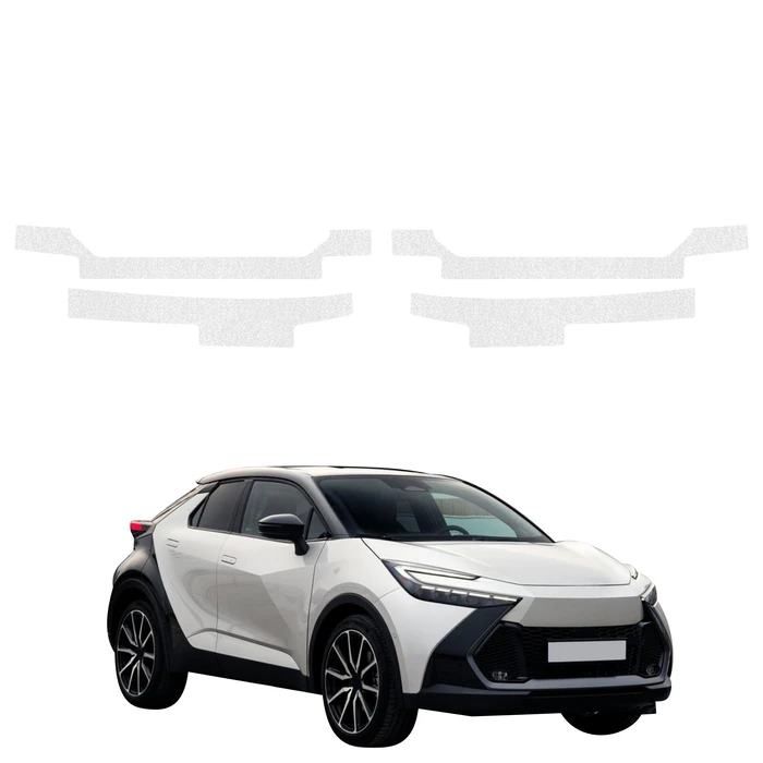 GrizzGlass HeavyDuty Clear Door Sill Protective Film Toyota C-HR (2023-2026) [4in1]