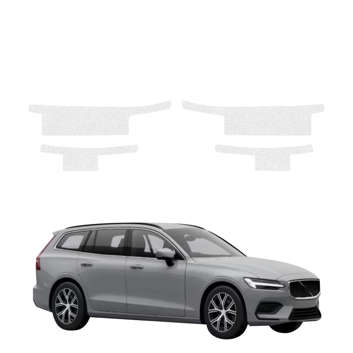 GrizzGlass HeavyDuty Clear Door Sill Protective Film Volvo V60 (2026) [4in1]