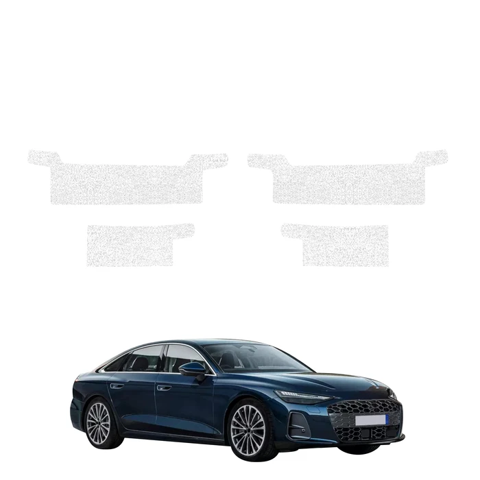 GrizzGlass HeavyDuty White Door Sill Protective Film Audi A6 C9 Limousine (2025-2026) [4in1]