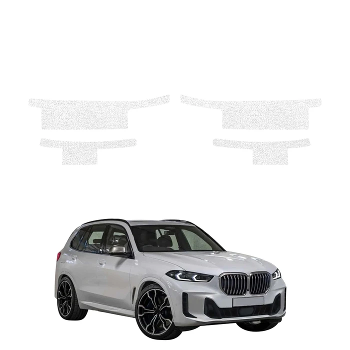 GrizzGlass HeavyDuty White Door Sill Protective Film BMW X5 G05 (2023-2026) [4in1]