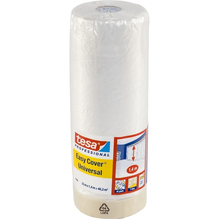 Tesa Easy Cover Masking Tape with HDPE Film 4368 - 1 pc