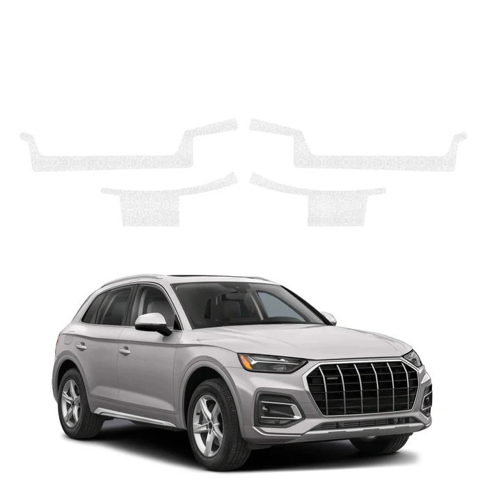 GrizzGlass HeavyDuty White Door Sill Protective Film Audi Q5 (2020-2025) [4in1]