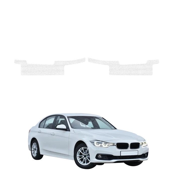 GrizzGlass HeavyDuty White Door Sill Protective Film BMW 3 F30 Sedan LCI (2015-2018) [2in1]