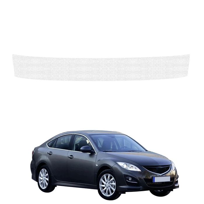 GrizzGlass HeavyDuty White Trunk Sill Protective Film Mazda 6 2 Sedan 4D (2010-2013)