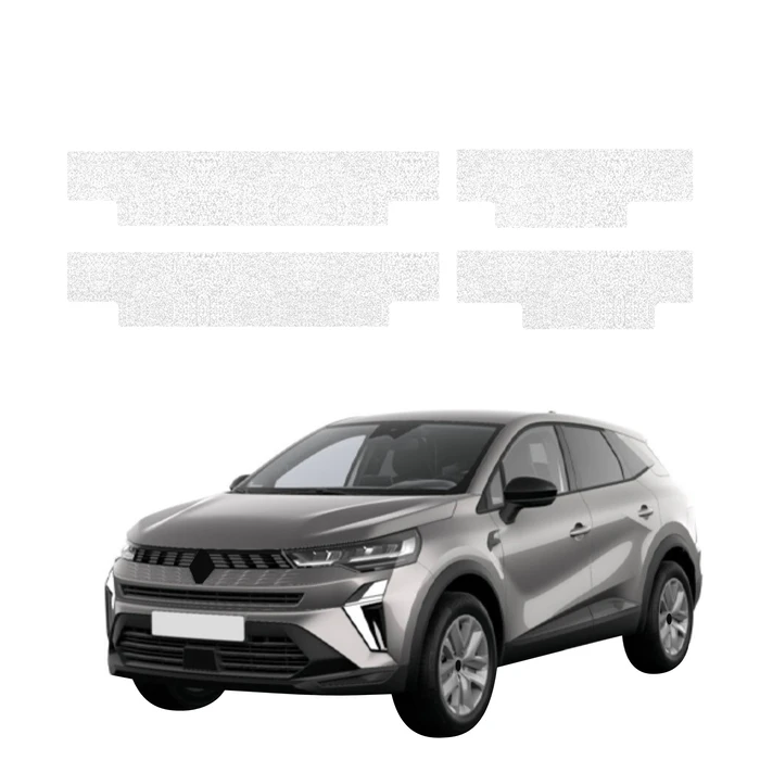 GrizzGlass HeavyDuty White Full Door Sill Protective Film Renault Symbioz (2024-2026) [4in1]