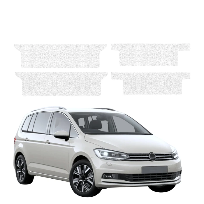 GrizzGlass HeavyDuty White Door Sill Protective Film Volkswagen Touran (2024-2026) [4in1]