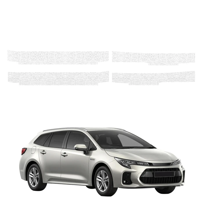 GrizzGlass HeavyDuty White Door Sill Protective Film Suzuki Swace Facelift (2023-2026) [4in1]