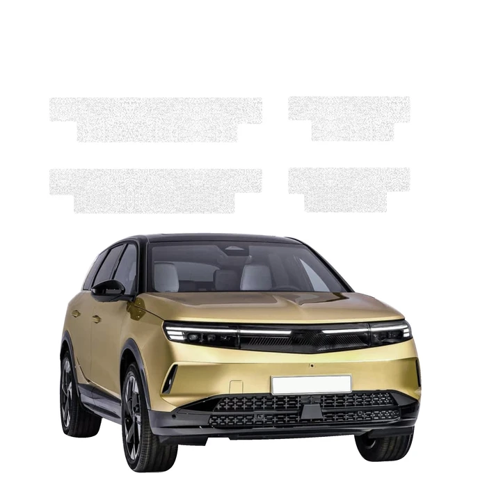GrizzGlass HeavyDuty White Door Sill Protective Film Opel Grandland (2025-2026) [4in1]