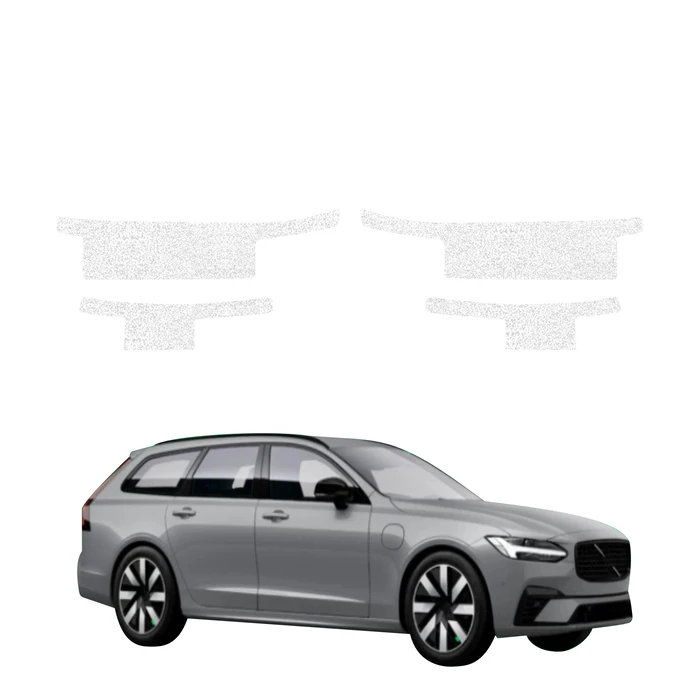 GrizzGlass HeavyDuty White Door Sill Protective Film Volvo V90 (2021-2026) [4in1]