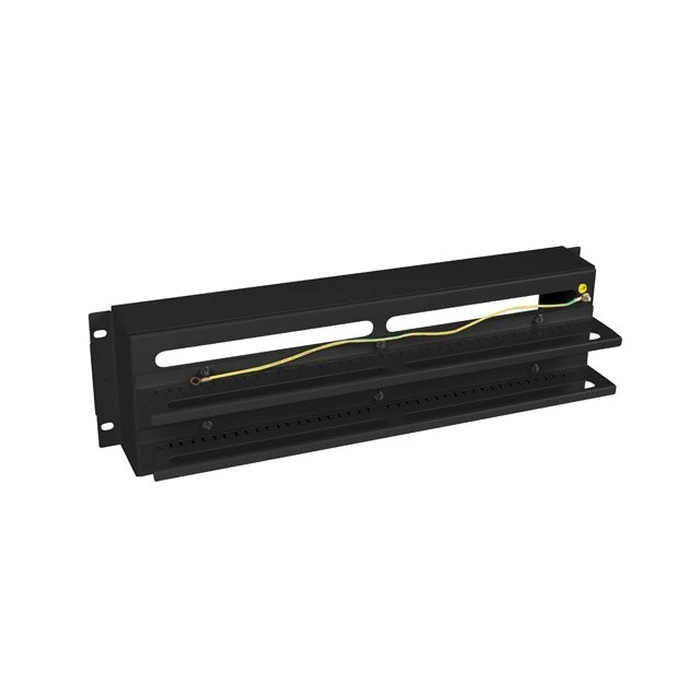 Αξεσουάρ Για Καμπίνα Δικτύου Lanberg Voltage distribution 3U 19 inches with DIN ts-35 rail, Black