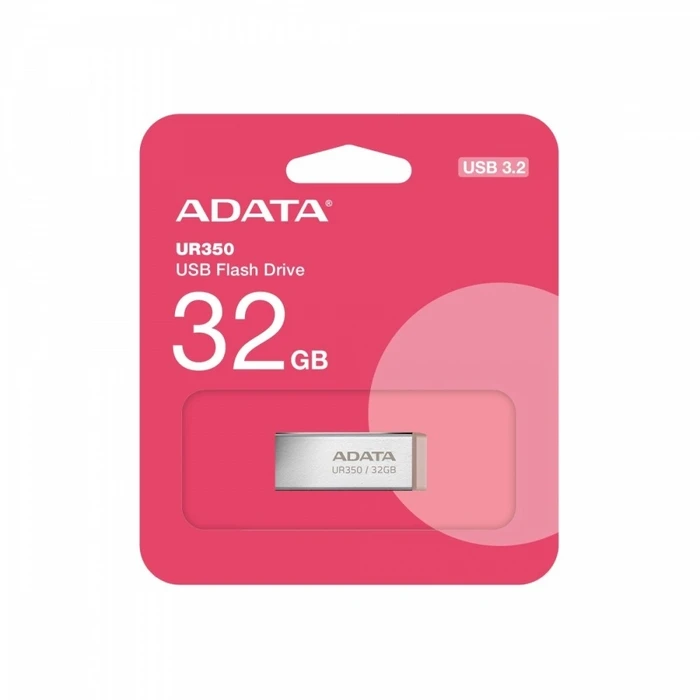 USB Flash 32 GB Adata Pendrive Ur350 Usb3.2 Gen1 Metal Brown