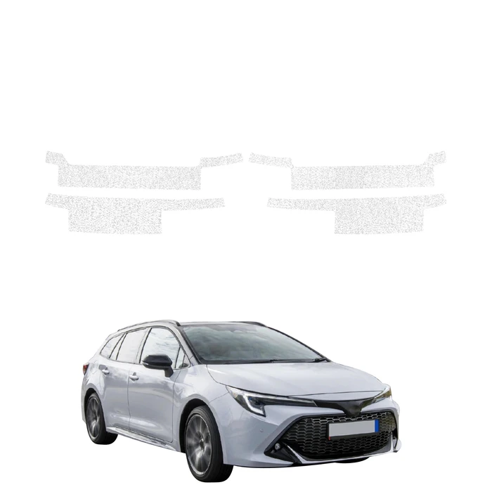 GrizzGlass HeavyDuty White Door Sill Protective Film Toyota Corolla Kombi (2019-2022) [4in1]
