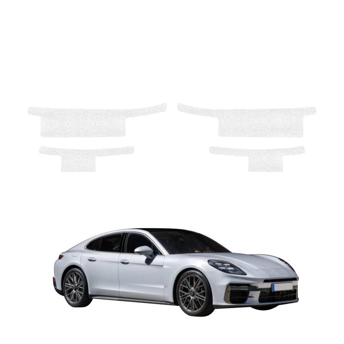 GrizzGlass HeavyDuty White Door Sill Protective Film Porsche Panamera 2 (2016-2024) [4in1]