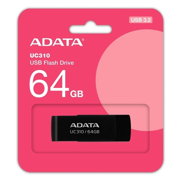 USB Flash 32 GB Adata Pendrive Uc310 Usb3.2 Black