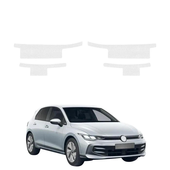 GrizzGlass HeavyDuty Clear Door Sill Protective Film Volkswagen Golf 8 Variant (2024-2026) [4in1]
