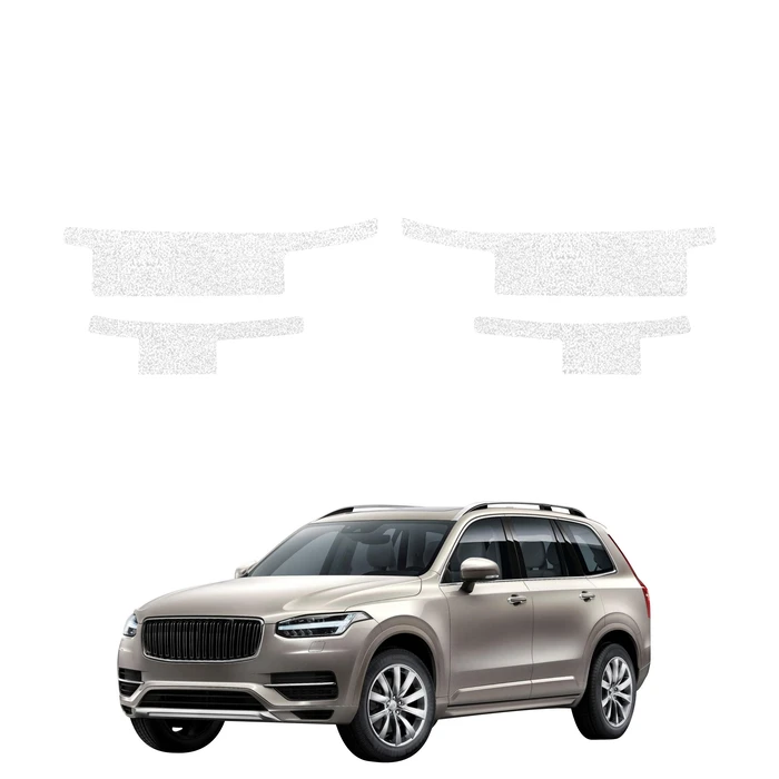 GrizzGlass HeavyDuty White Door Sill Protective Film Volvo XC90 (2015-2020) [4in1]