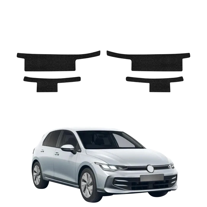 GrizzGlass HeavyDuty Black Door Sill Protective Film Volkswagen Golf 8 Variant (2024-2026) [4in1]